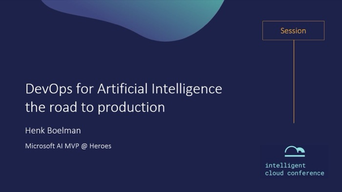 Intelligent Cloud Conference 2019