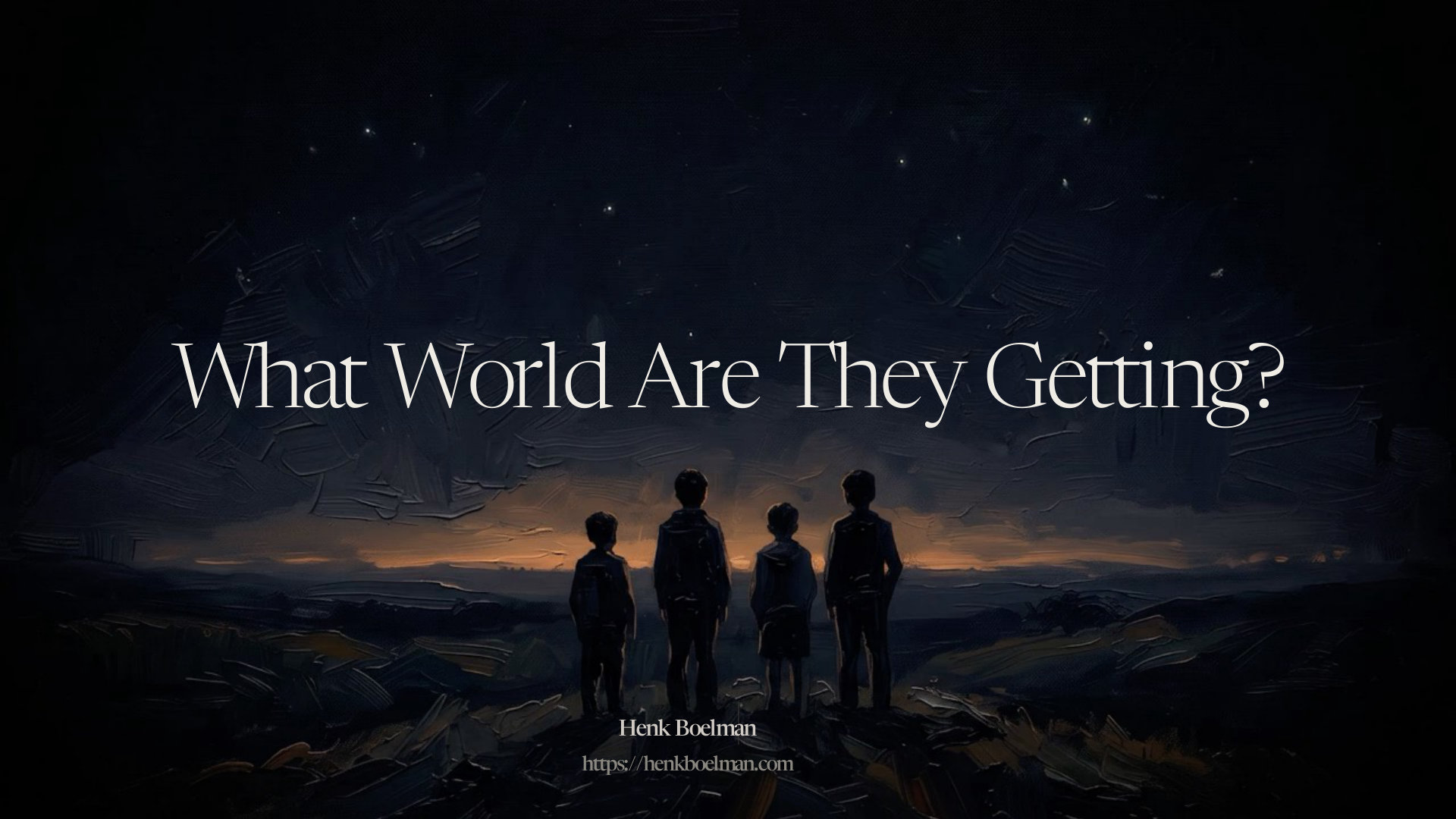 What World Are They Getting?