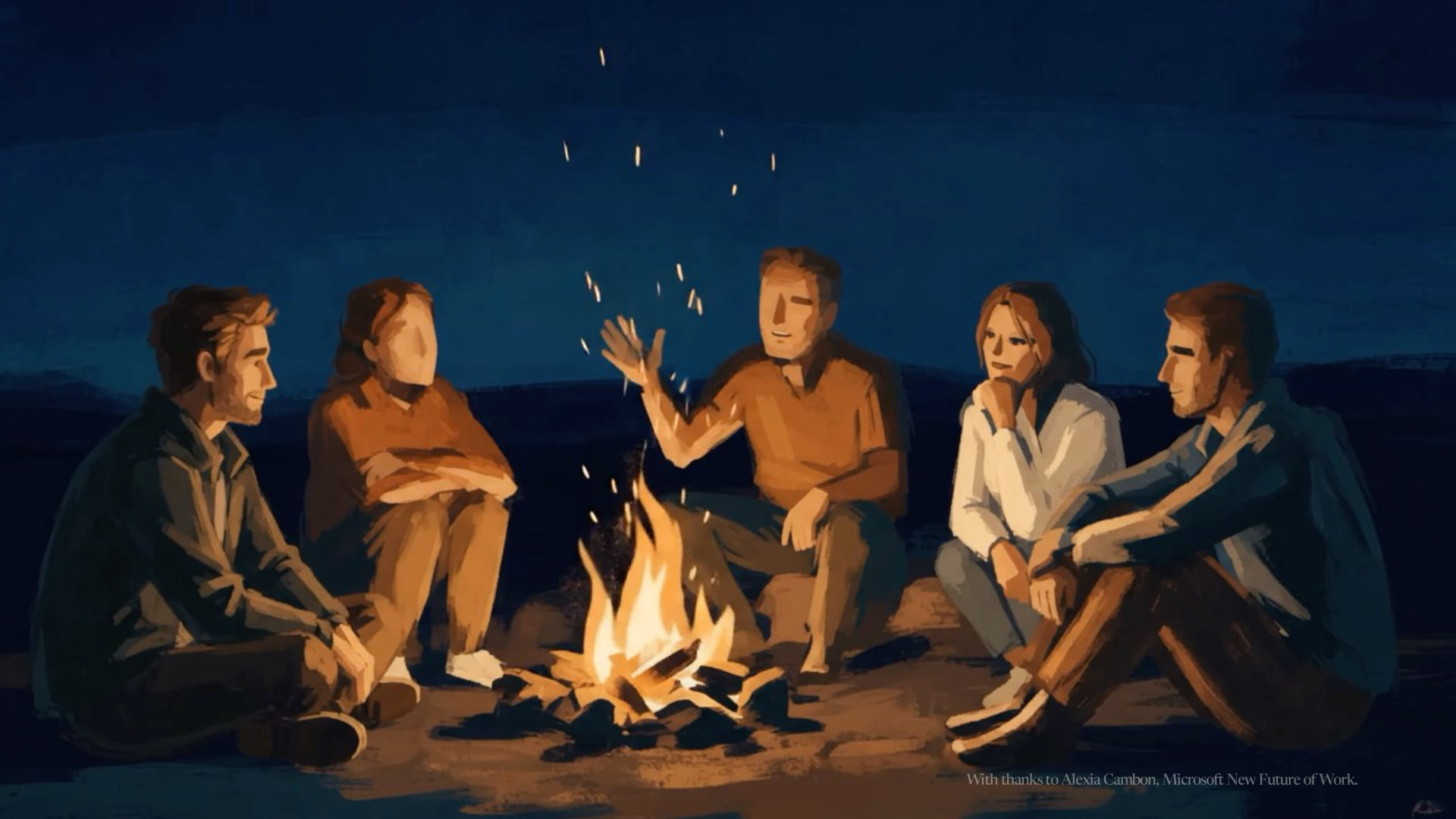 With thanks to Alexia Cambon, Microsoft New Future of Work.