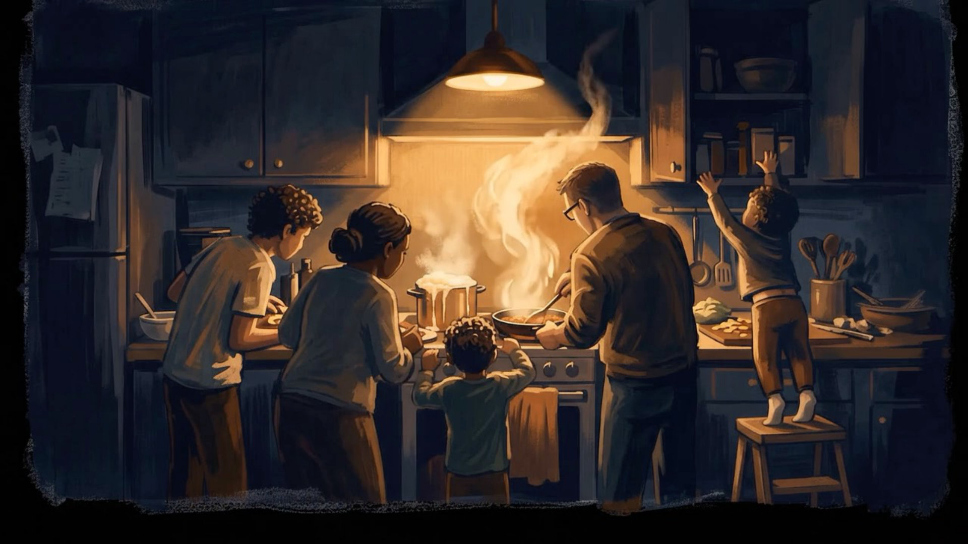 Cooking together